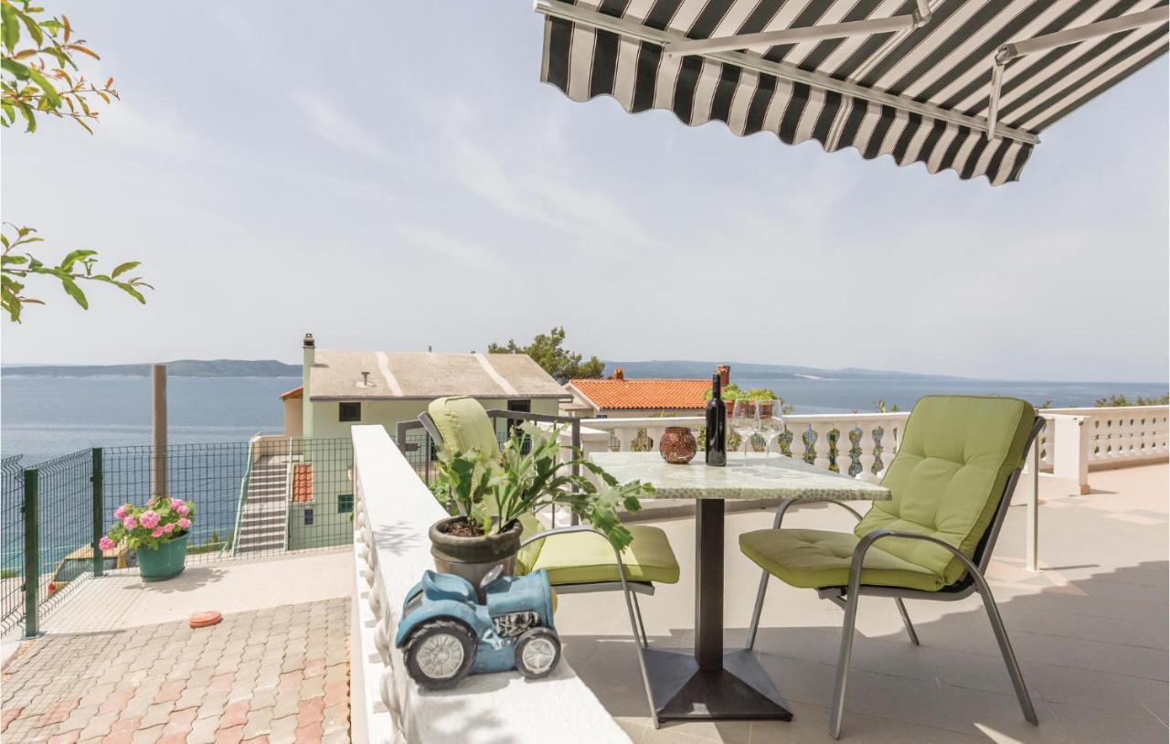 Lovely Apartment In Brela With House Sea View Esterno foto